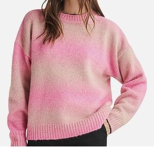 Rag & Bone Pink Alpaca Ombre Stripe 'Holly" Sweater